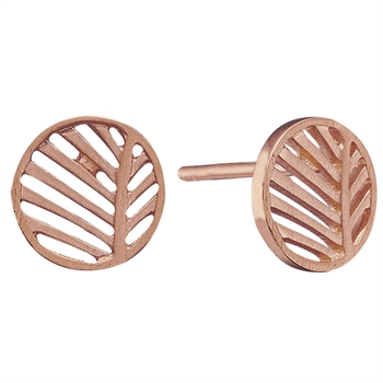 Christina Collect pink gold plated silver My special Palm Beautiful studs, also available in black rho., gold plated and silver, model 671-R83